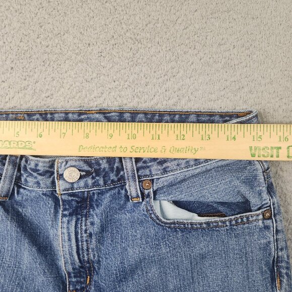 Polo Jeans Ralph Lauren Womens 6 Blue Baggy VTG Saturday Jeans Straight Leg 90's - Picture 3 of 11